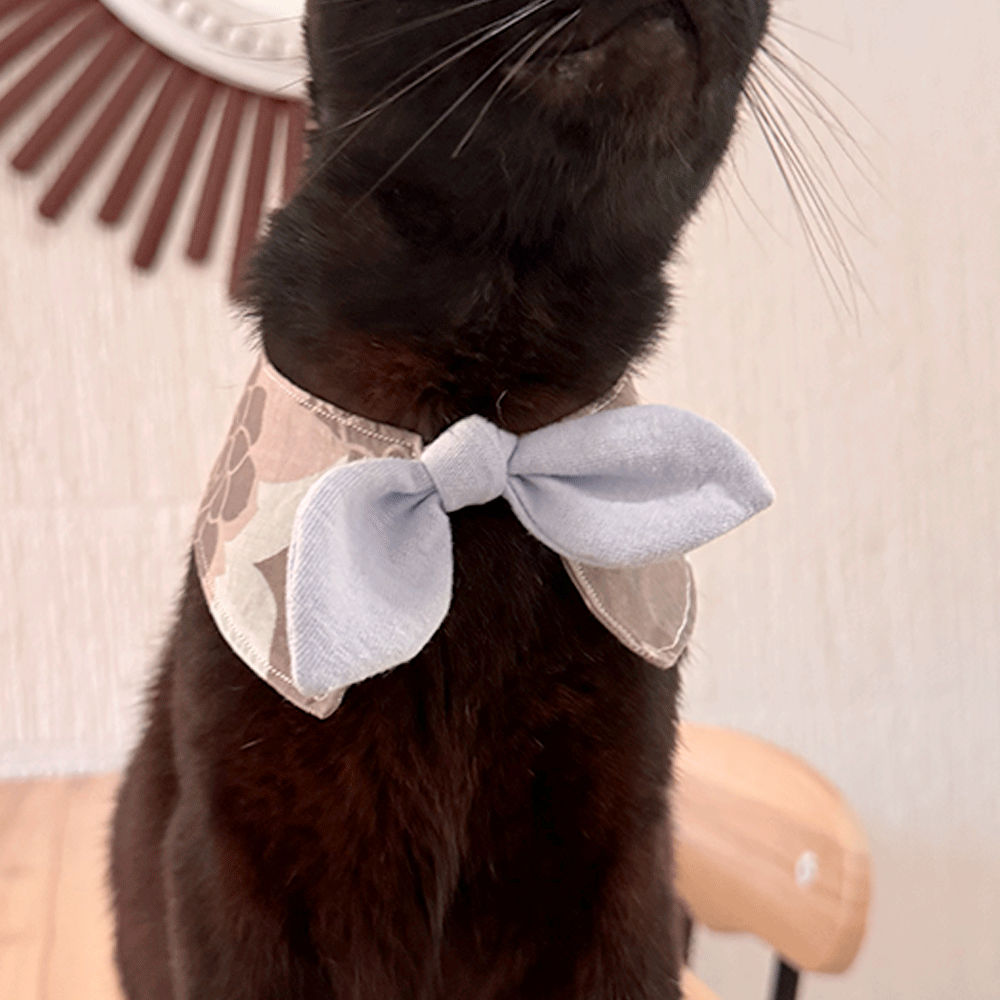 Collar Nubes y flores
