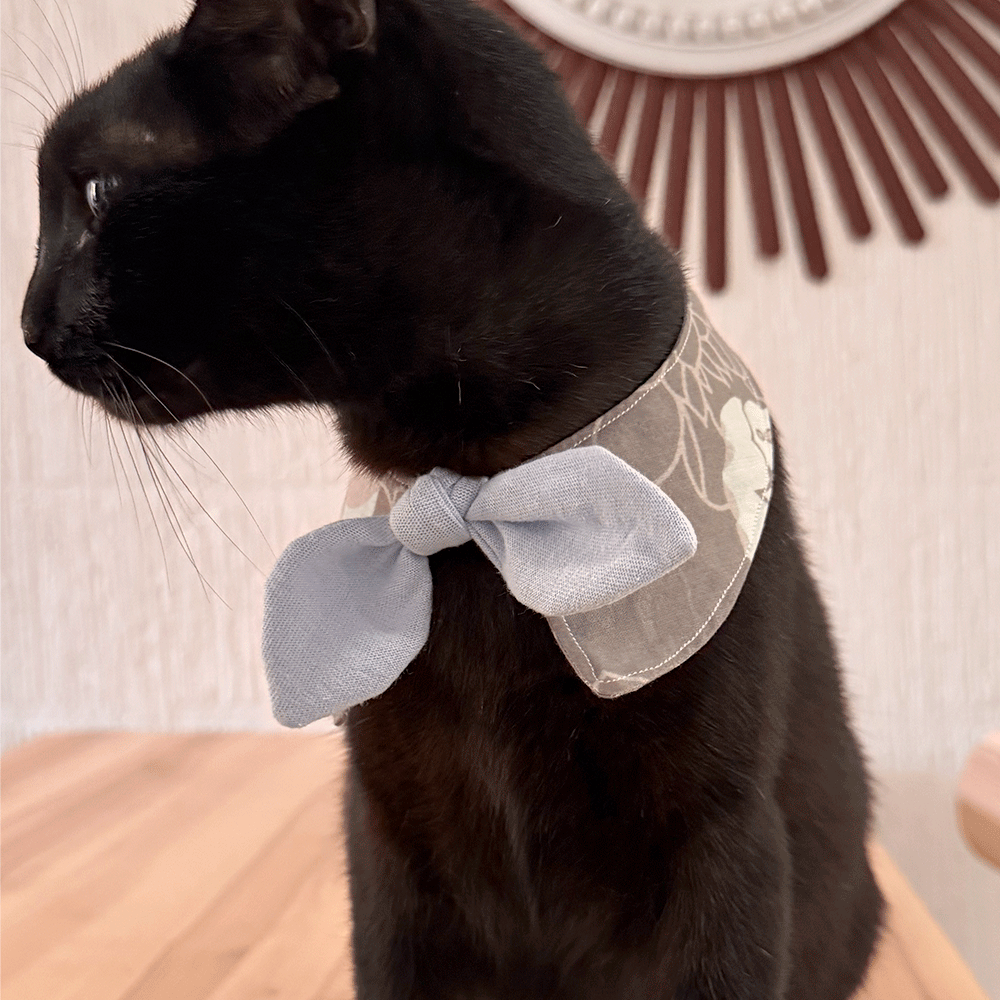 Collar Nubes y flores