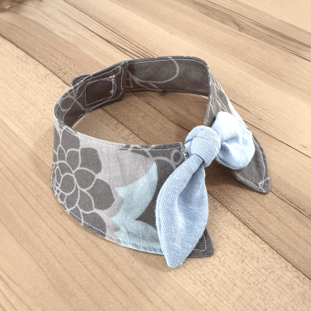 Collar Nubes y flores