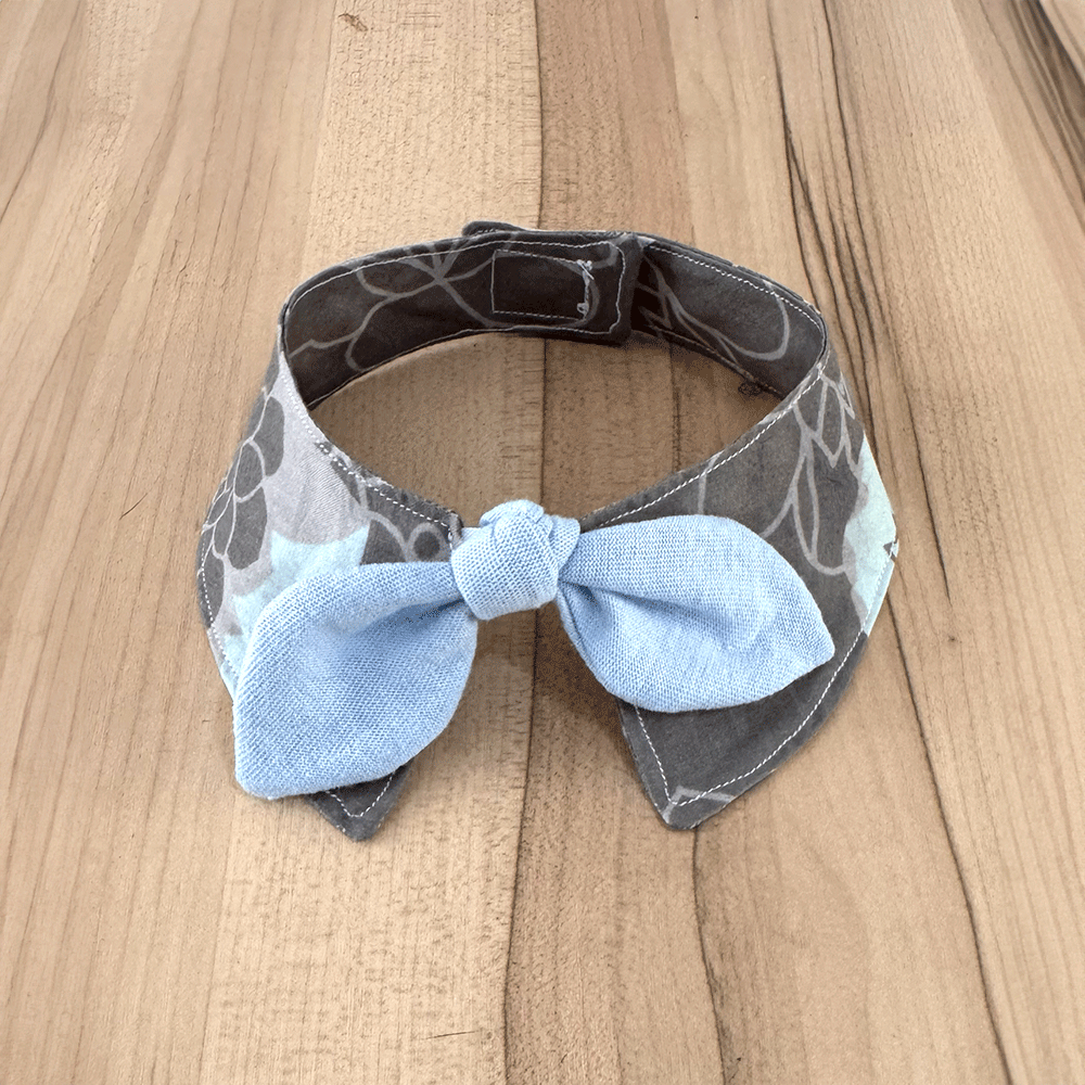 Collar Nubes y flores